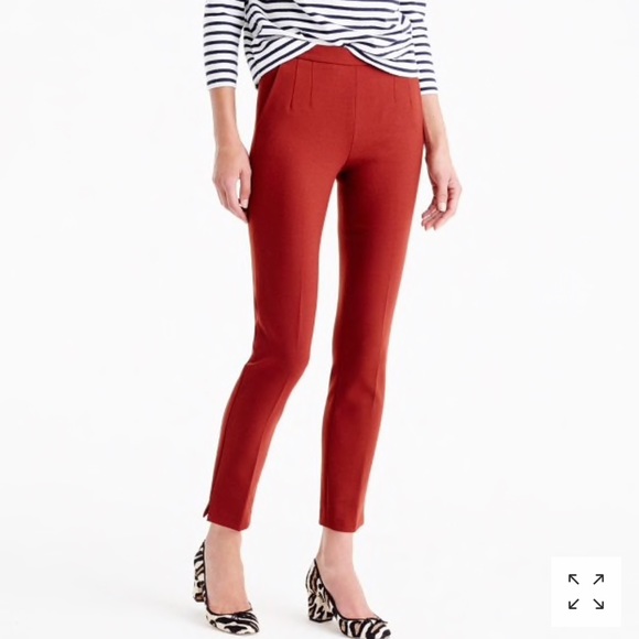 J. Crew Pants - J Crew “Martie” Slim Crop Stretch Cotton Pants